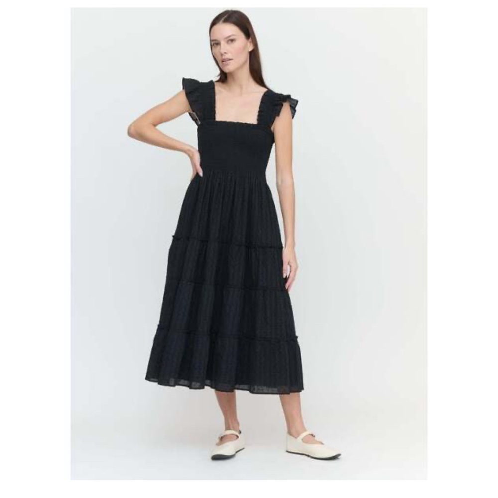 Hill House Black Ruffle Dress